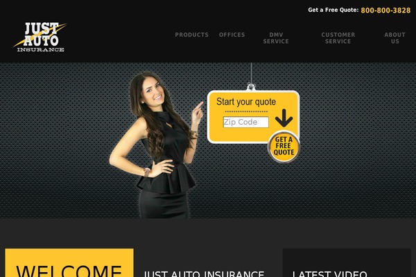 Hestia theme site design template sample
