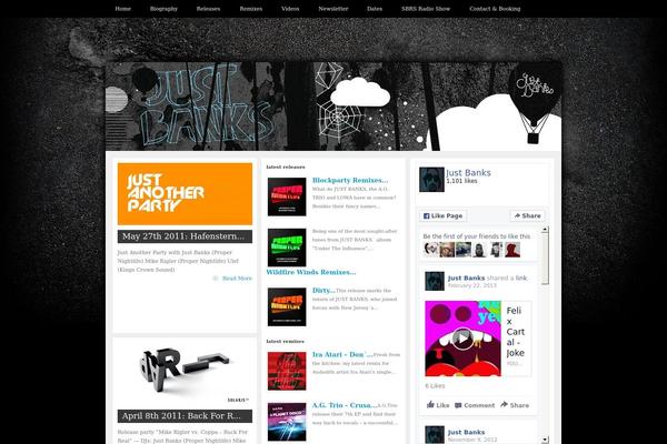 Influx theme site design template sample