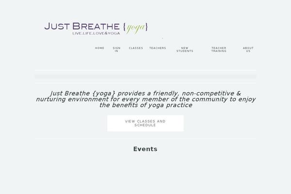 justbreatheyogarivermark.com site used Purple
