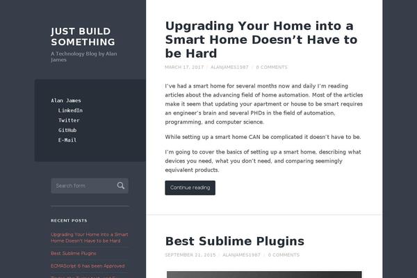Wilson theme site design template sample