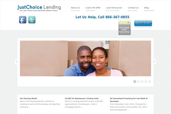 justchoicelending.com site used Nuance