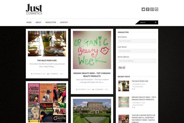 justcosmetics.com site used Wpex Fashionista