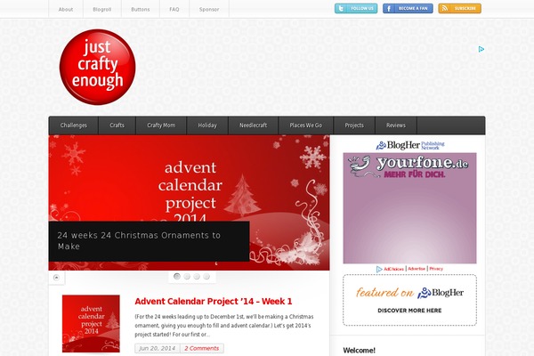 justcraftyenough.com site used Averin