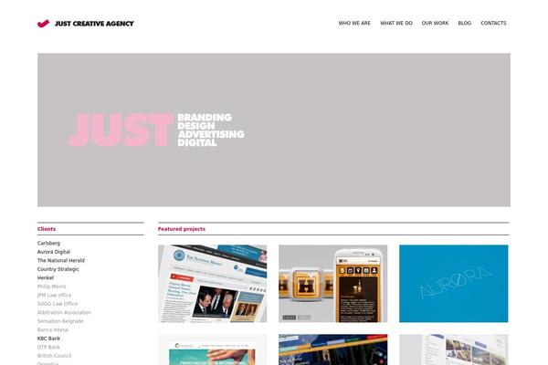 justcreativeagency.com site used Just