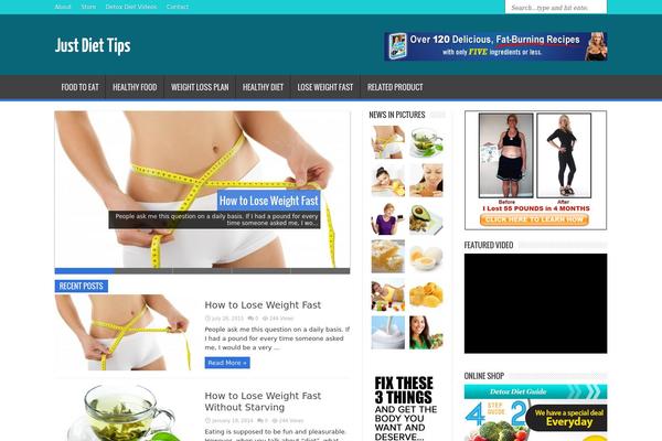 Magnews1.2 theme site design template sample