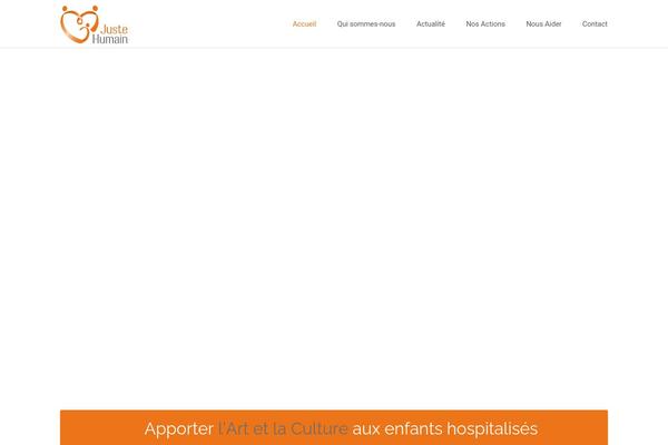 juste-humain.fr site used Wp_kindergarten