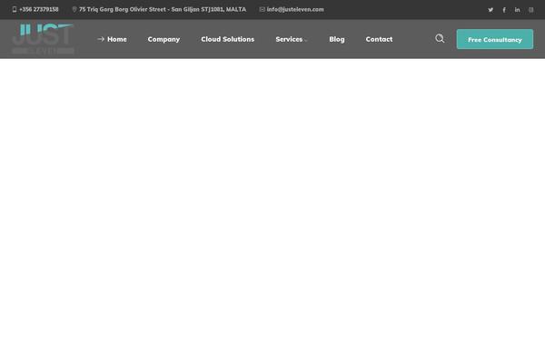 justeleven.com site used Integrio