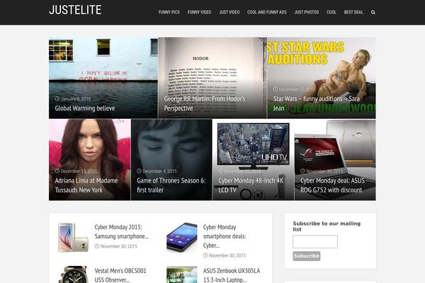 Throne theme site design template sample