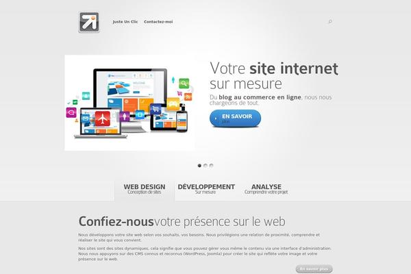 Nova theme site design template sample