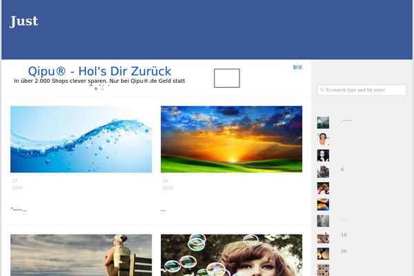 Gonzo theme site design template sample