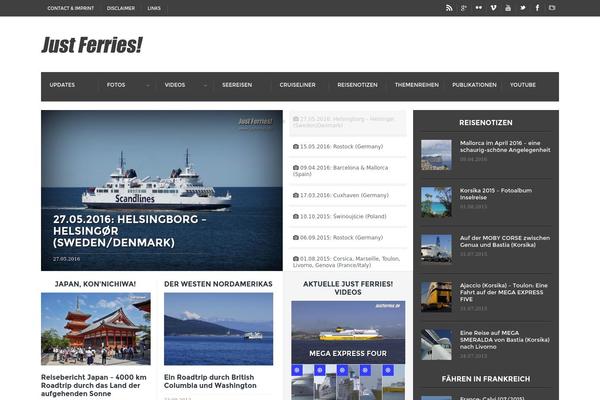 GrandNews theme site design template sample