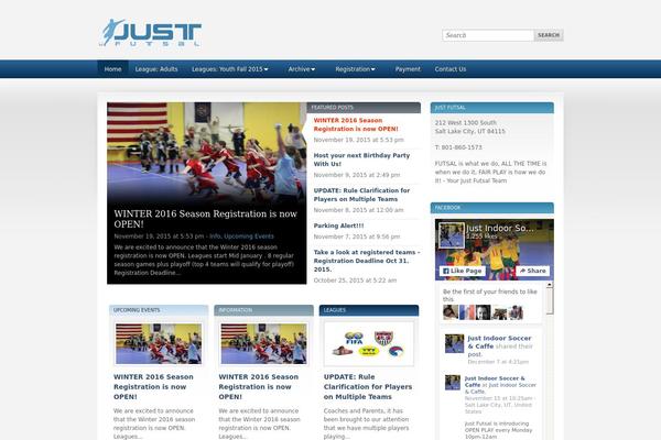 Sportpress theme site design template sample