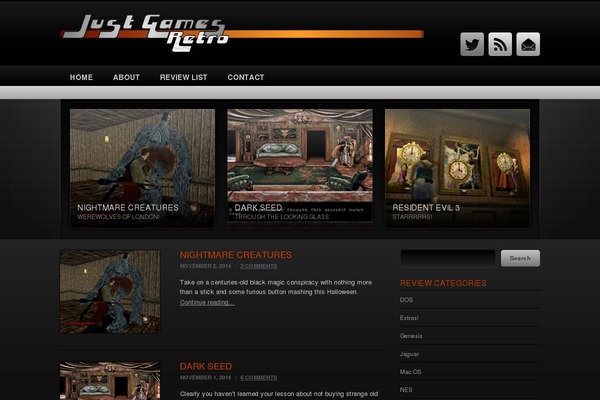 Black Aperture theme site design template sample