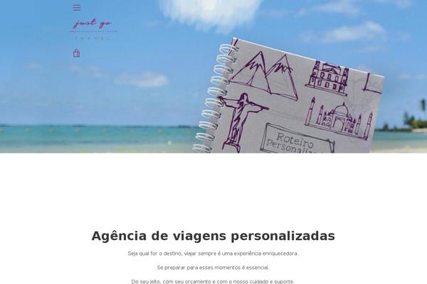 Blog theme site design template sample