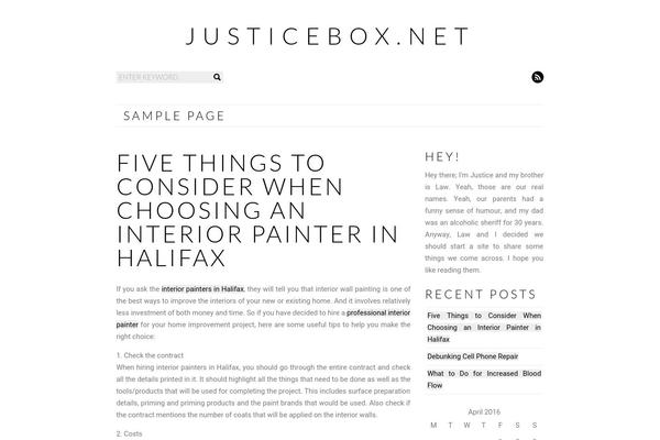 justicebox.net site used Simplenotes