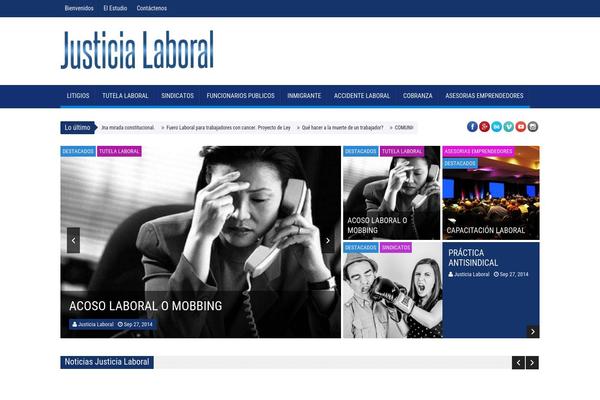 SaladMag theme site design template sample