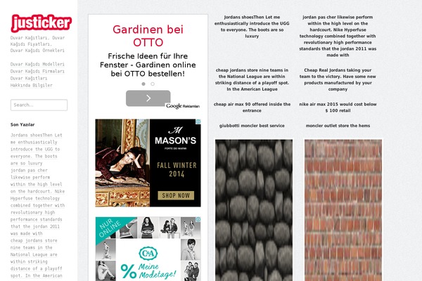 Artiste theme site design template sample