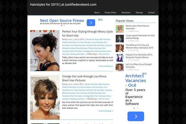 justifiedendsent.com site used Nichesmart