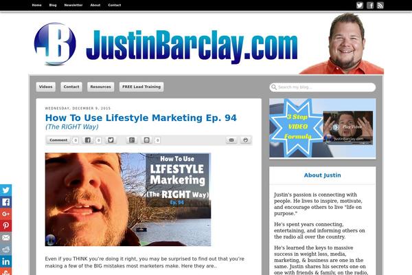 Site using QuickieBar plugin