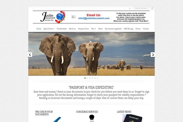 Chameleon theme site design template sample