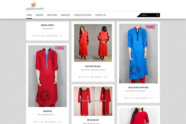 Wpex Fashionista theme site design template sample