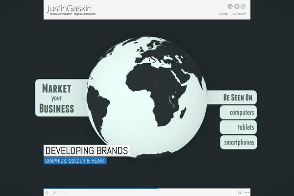 Fullscene theme site design template sample