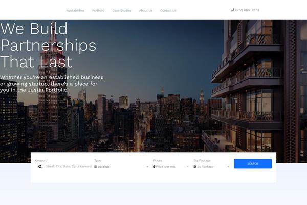 justinmanagement.com site used Wp-jm