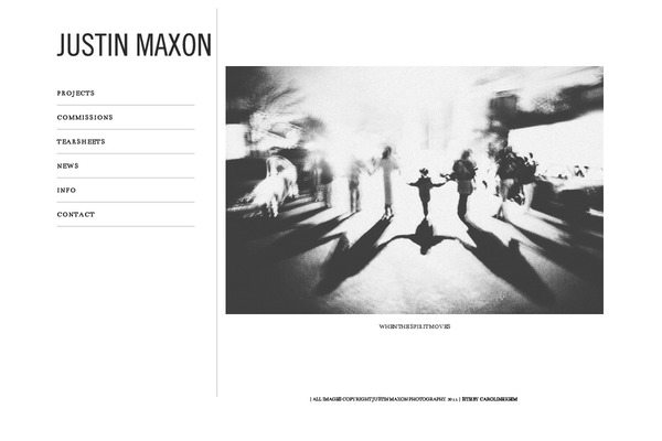 Maxon theme site design template sample