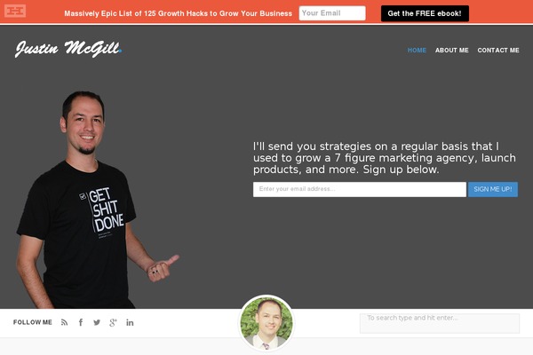 Byron website example screenshot