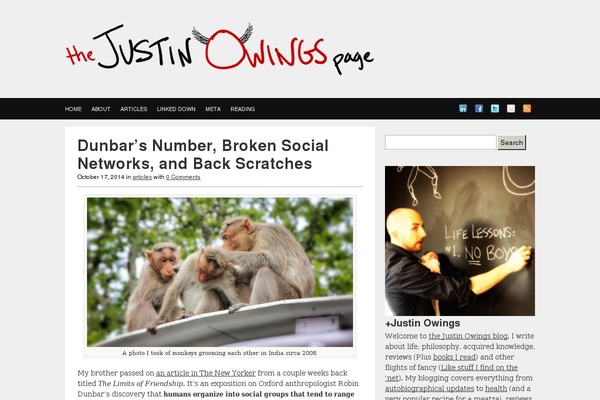 justinowings.com site used Standardtheme_261