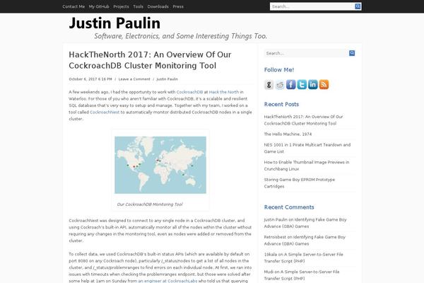 BlogSixteen theme site design template sample