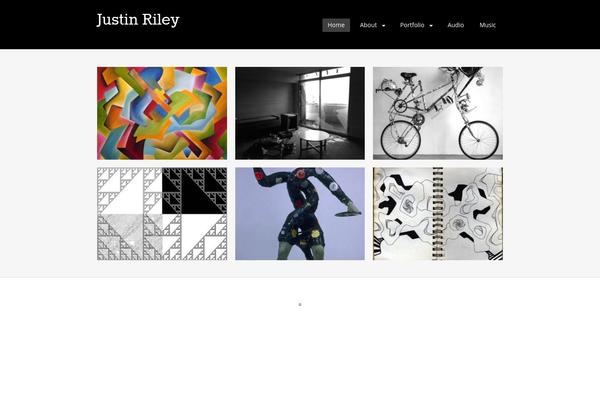 Portfolio + theme site design template sample