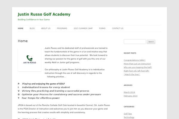 justinrussogolfacademy.com site used Gwdcustoms
