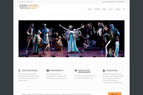 Enfold theme site design template sample