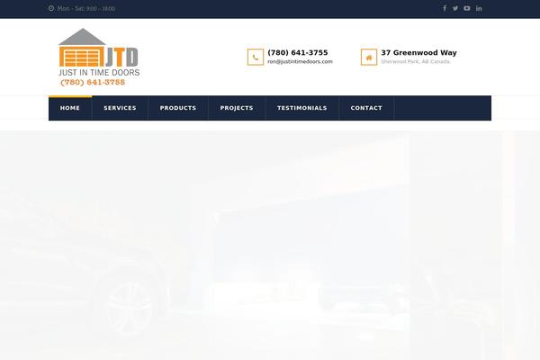 Structure theme site design template sample