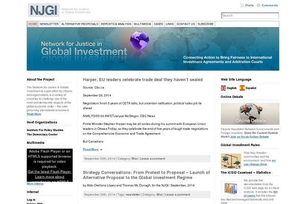 justinvestment.org site used Quicksand