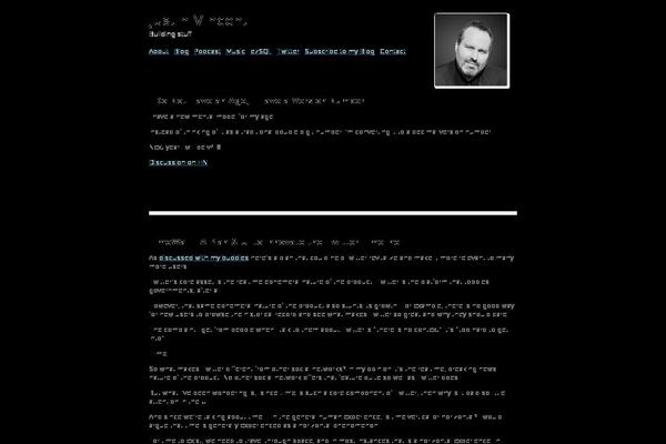 Simplest theme site design template sample