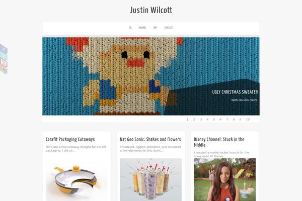 Zenon theme site design template sample