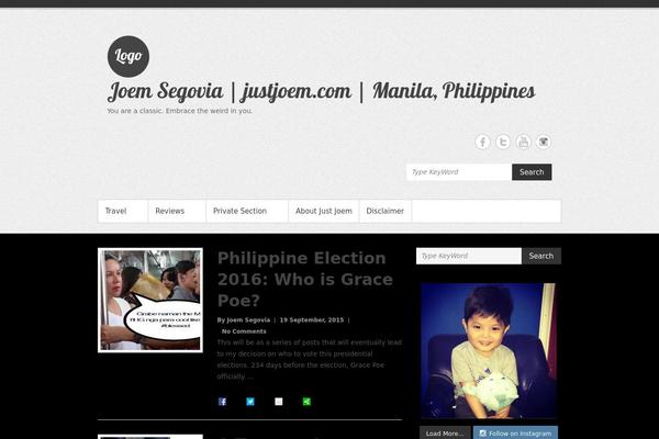 Simple Catch theme site design template sample