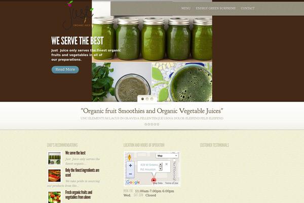 MyCuisine theme site design template sample