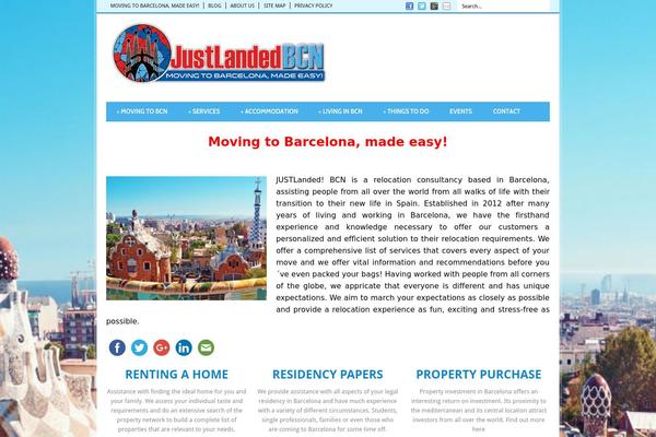 justlandedbcn.com site used Megazine-v1-09