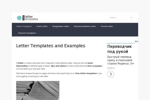 Broker theme site design template sample