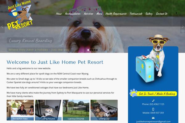 justlikehomepetresort.com.au site used Ccweb