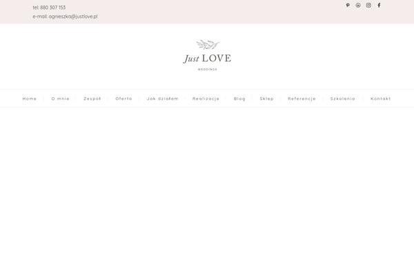 justlove.pl site used Weddingindustry