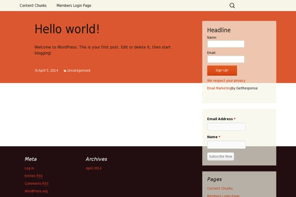 Site using Zero-bs-crm plugin