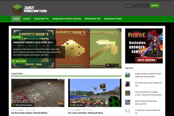 Jono theme site design template sample