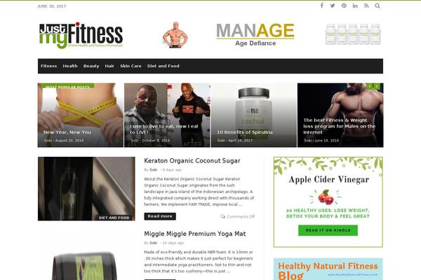 Magic Mag theme site design template sample