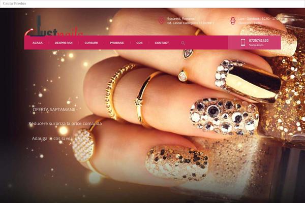 Cinderella theme site design template sample