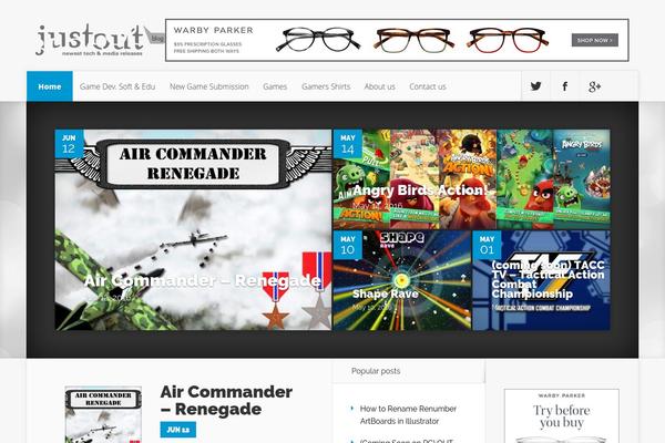Nexus theme site design template sample