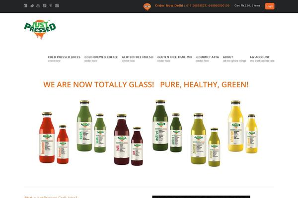 justpressed.in site used Gt3-wp-shopper